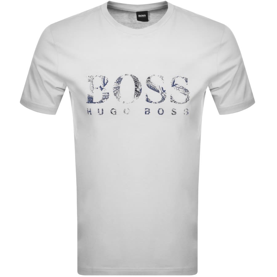 BOSS Tee 3 T Shirt White Mainline Menswear Australia